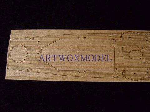 Artwox model wooden deck for trumpeter 05310 San Francisco cruiser 1944 wooden deck AW10068