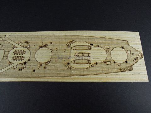 Artwox model wooden deck for Hasegawa 49117 Ice battleship wooden deck AW20119