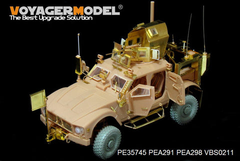 Voyager model metal etching sheet PE35745 M-ATV lightning protection and anti ambush armored vehicle O-GPK machine gun tower upgrade etch