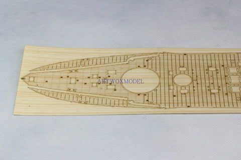 Artwox model wooden deck for Revell 05137 Russian battleship Gangut wooden deck AW10133