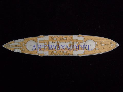 Artwox model wooden deck for Seals models SMP001 Japanese Navy warship Mikasa wood deck AW20042