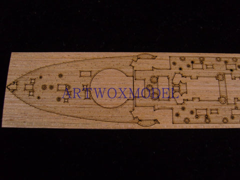 Artwox model wooden deck for Seals models SMP001 Japanese Navy warship Mikasa wood deck AW20042