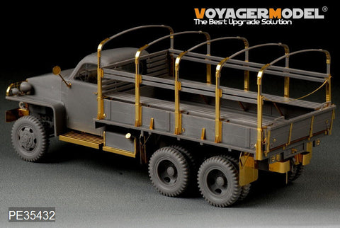 Voyager model metal etching sheet PE35432 stu Beck US6 2.5 ton ten wheel truck upgrade metal etching parts