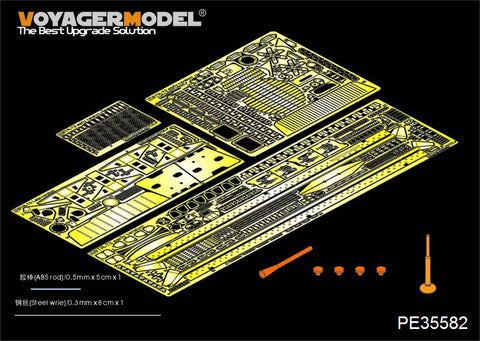 Voyager PE 35582 btr - 70 late model / SPW 70 wheeled armored vehicle upgrade metal etcher