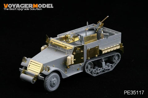 Voyager model metal etching sheet PE35117 M2 half-track armoured transport vehicle etching upgrade kit