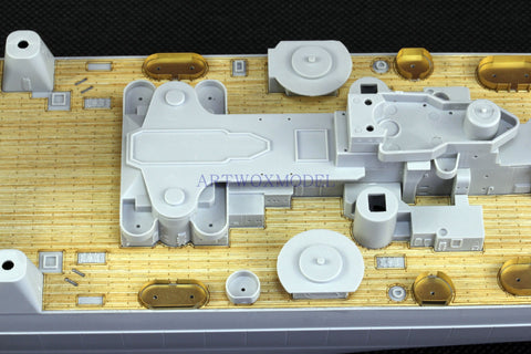 Artwox model wooden deck for hoby boss 86513 us Alaska wood deck PE 3m cover paper am 10019a