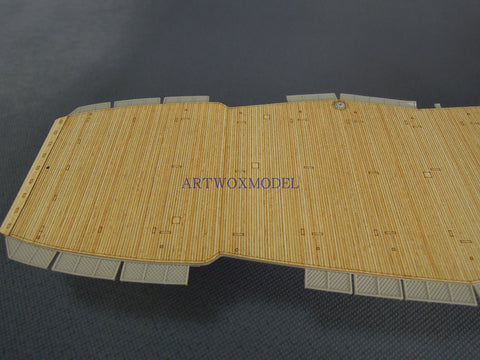 Artwox model wooden deck for Trumpeter 05608 US CV-2 Lexington Aircraft Carrier 1942 Wood Deck AW10119
