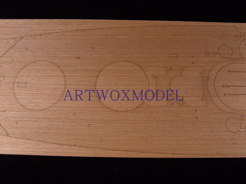 Artwox model wooden deck for model big and battleship wooden deck AW30002