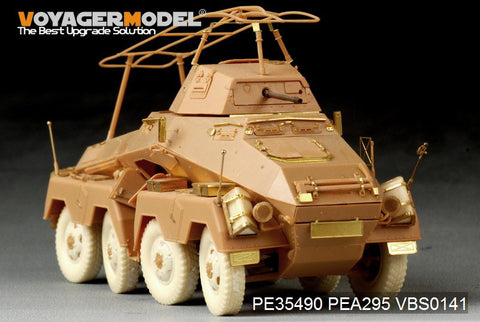 Voyager PE35490 Sd.Kfz.232 eight-wheeled long-range armoured reconnaissance vehicle upgrade metal etch