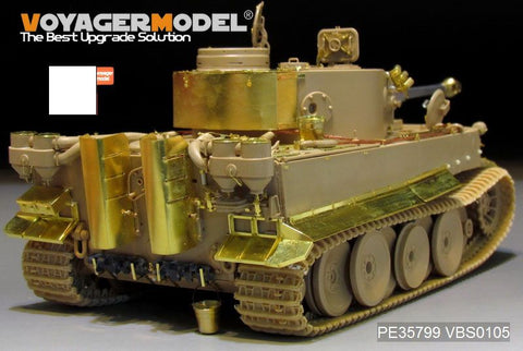 Voyager model metal etching sheet PE 35799 world war ii german tiger I tank very early African legion retrofit