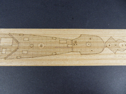 Artwox model wooden deck for ReVL 3016 HMS TouthSouthEngult- 4