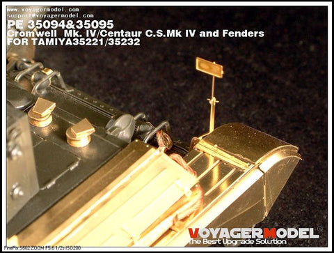 Voyager model metal etching sheet PE35094 Cromwell MK.IV/ Centaurus C.S.MK.IV chariot with metal etch