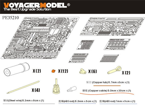 Voyager PE35210 4 chariot H upgraded metal etching parts (T Society)