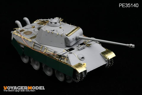 Voyager PE35140 5 medium warfare vehicle leopard G upgrade metal etching parts (D/T)