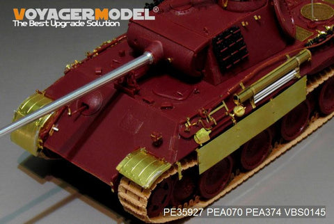 Voyager Model Metal Etching Sheet PE35927 World War II German Leopard A tank advanced transformation (with MENG TS-035)