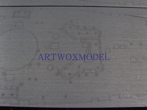 Artwox model wooden deck for Tamiya 78018 Missouri Battleship Wood Deck AW10039