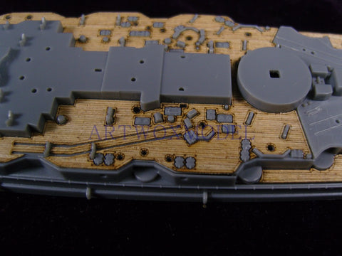 ARTWOXFujimi 420189 day naval battleship (full hull version) wooden deck AW20053