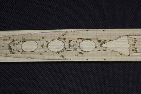 Artwox model wooden deck for MENG PS-001 British Rodney Battleship Wood Deck AW20165