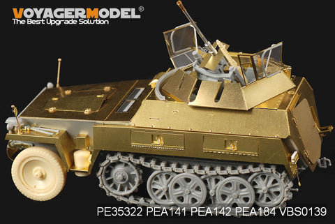 Voyager model metal etching sheet PE35322 Sd.Kfz.250/9 semi crawler Armored Reconnaissance Car upgrade metal etch