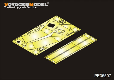 Voyager model metal etching sheet PE35507 General Purpose Weapons Vehicle PaK43 Anti-tank gun mounted upgrade metal etching pieces