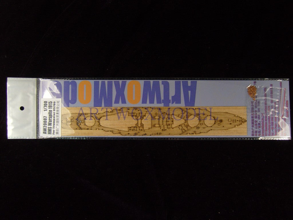 Artwox model wooden deck for Trumpeter 05780 Battleship 1915 Wood Deck AW20087