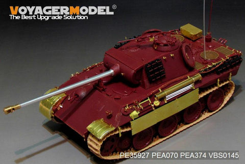 Voyager Model Metal Etching Sheet PE35927 World War II German Leopard A tank advanced transformation (with MENG TS-035)