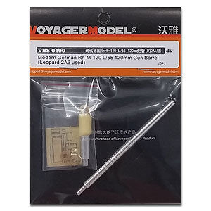 Voyager model metal etching sheet VBS0199 Modern German Rh-M-120 L/55 120mm gun barrel(used for Leopard 2A6)