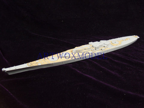 Artwox model wooden deck for Trumpeter 05702 USS New Jersey 1983 wooden deck AW20049