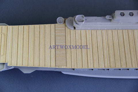 Artwox model wooden deck for Merit 65301 US aircraft carrier CV-5 York City 1943 Wood Deck AW10125A