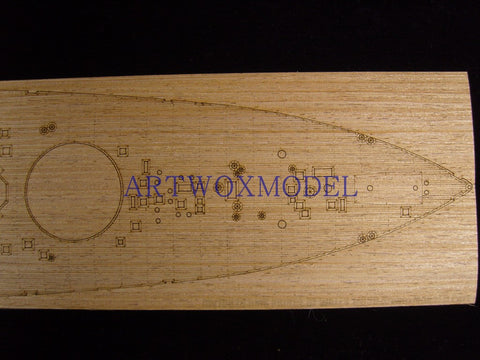 ARTWOX Model Wooden Deck for Tamiya 78011 Prince of Wales battleship wooden deck AW10028