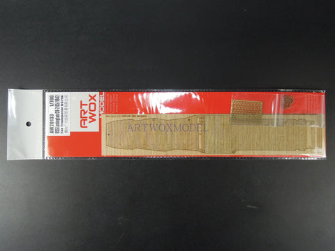 Artwox model wooden deck for trumpeter 05716 U.S. CV-2 aircraft carrier Lexington 1942 wooden deck AW20133
