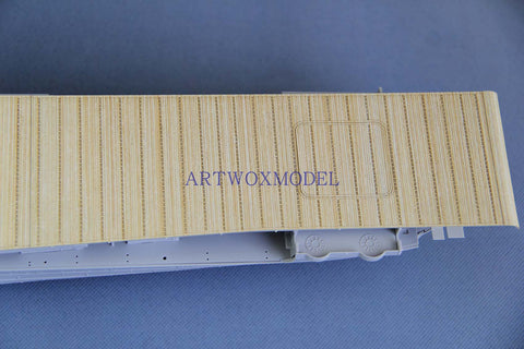 Artwox model wooden deck for Merit 65301 US aircraft carrier CV-5 York City 1943 Wood Deck AW10125A
