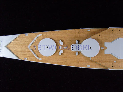 Artwox model wooden deck for Heller 81077 JEAN BART wooden deck AW50017