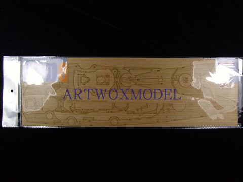 Artwox model wooden deck for Tamiya 78013 German battleship Bismarck wooden deck AW10056