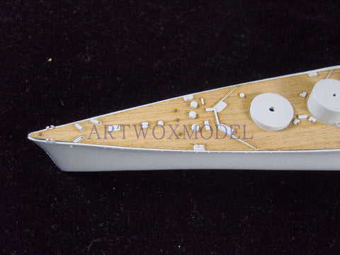 Artwox model wooden deck for Airfix A04202 British Navy cruiser USS Hood wooden deck AW50020