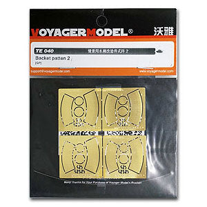 Voyager Model etching sheet TE040 scenario with a bucket retrofit pattern 2