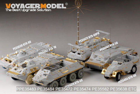 Voyager Model Metal Etching Sheet PE35757 modern Russian BTR-80A armored vehicles retrofit basic parts (including smoke bombs)