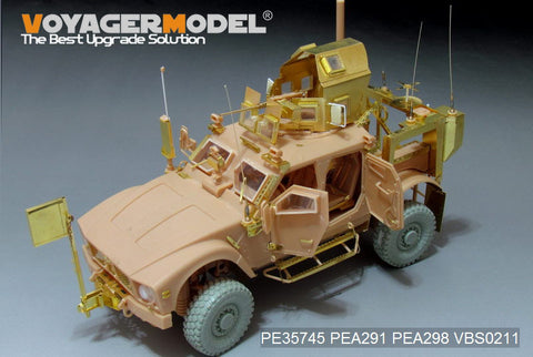 Voyager model metal etching sheet PE35745 M-ATV lightning protection and anti ambush armored vehicle O-GPK machine gun tower upgrade etch