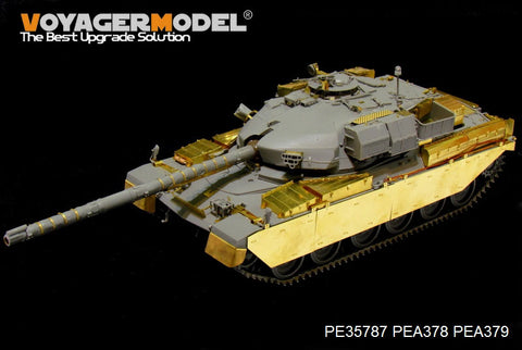 Voyager model metal etching sheet PE35787 modern British chieftain MK11 main battle tank basic components