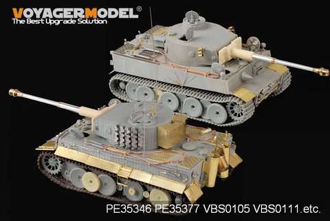 Voyager PE35346 tiger heavy chariot very early upgrade and etch parts (Dragon 6252/6600)