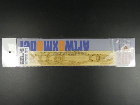 Artwox model wooden deck for Trumpeter 05798 Battleship 1941 wooden deck W20114