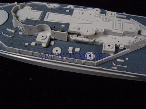 Artwox model wooden deck for Trumpeter 05760 U.S. Navy South Dakota BB-57 blue wood deck AW20030