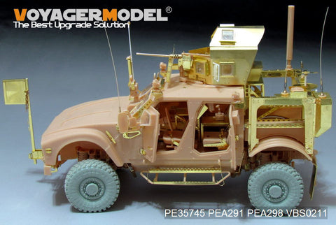 Voyager model metal etching sheet PE35745 M-ATV lightning protection and anti ambush armored vehicle O-GPK machine gun tower upgrade etch