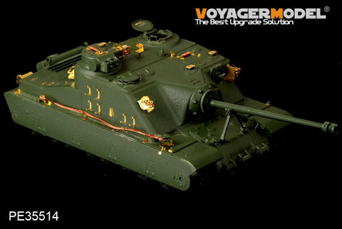 Voyager model metal etching sheet PE35514 British A39 "turtles" heavy-duty assault tanks upgraded with metal etchant