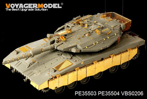 Voyager model metal etching sheet PE35504 Merkava Mk.3D main battle tank side skirt metal etching parts (MENG)