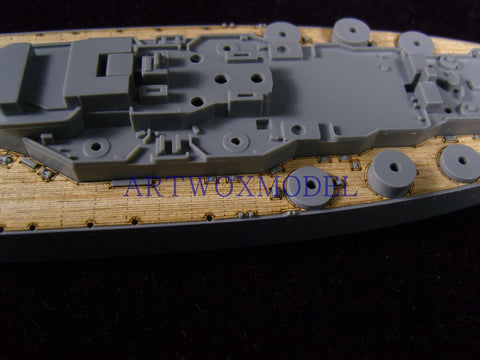 ARTWOX Tamiya 77504 World War II British Nelson Battleship Wood Deck AW20052