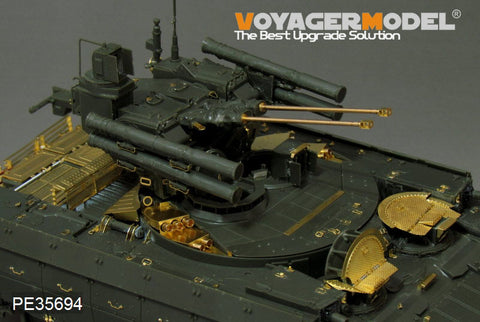 Voyager PE35694 Russian BMPT terminator tank support chariot upgraded with metal etch.