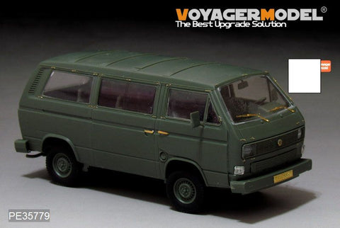 Voyager model metal etching sheet PE35779 Modern German T3 transport van retrofit (with TAKOM 2013)