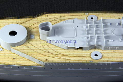 Artwox model wooden deck for Hobby boss 86506 French Navy Dun KIR battleship wooden deck AW10138