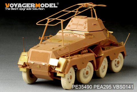 Voyager PE35490 Sd.Kfz.232 eight-wheeled long-range armoured reconnaissance vehicle upgrade metal etch